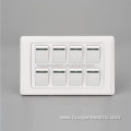 White series high-power wall switch electrical switches